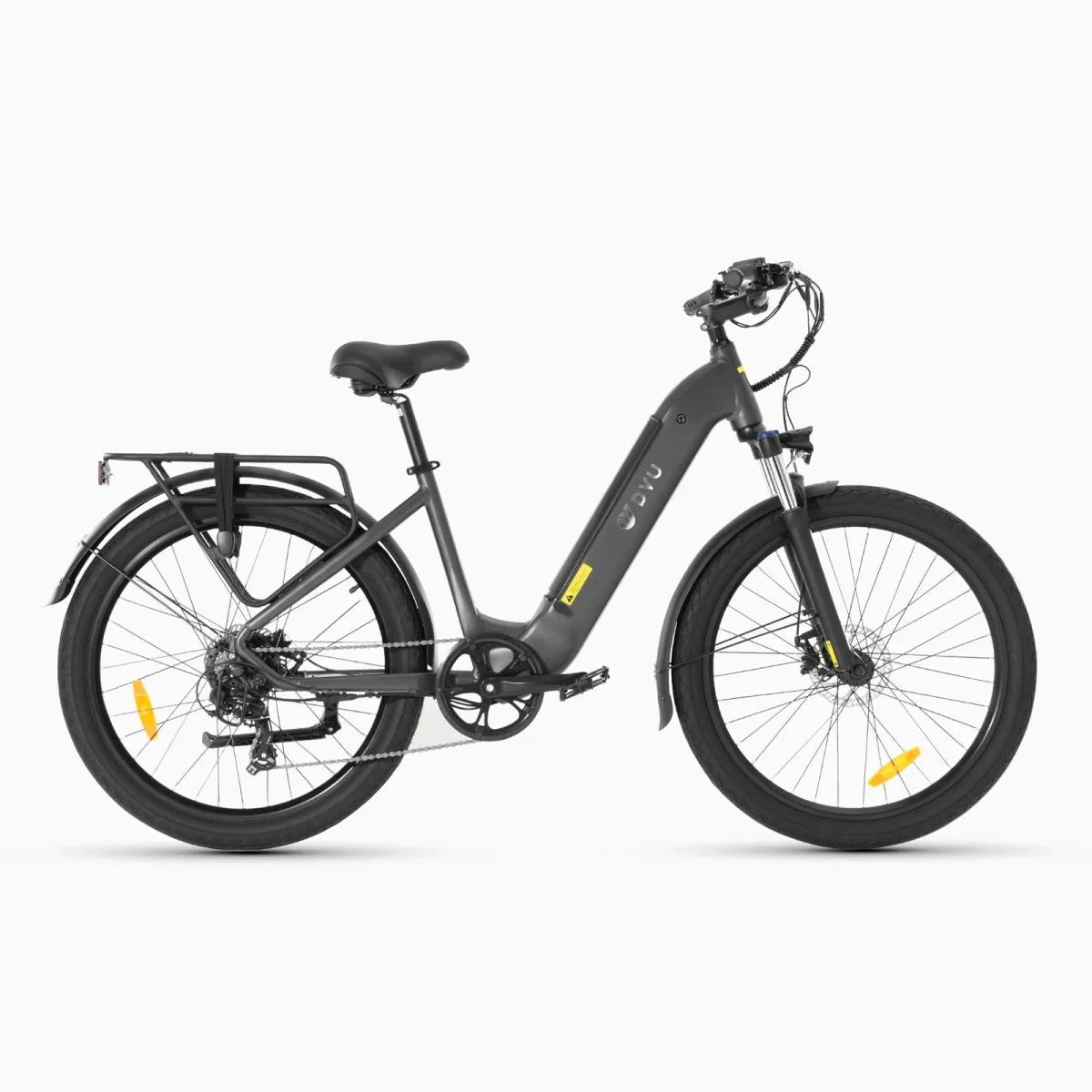 Vélo Électrique DYU C1 26 Pouces 25km/h - Moteur 250W Batterie 36V10Ah Freins à Disque - Gris Bleu