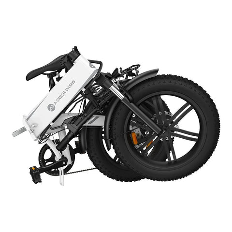 Vélo électrique pliant ADO Beast 20F - Moteur 250W Batterie 36V14.5Ah Assisté Autonomie 120KM Freins à Disque Hydrauliques - Blanc