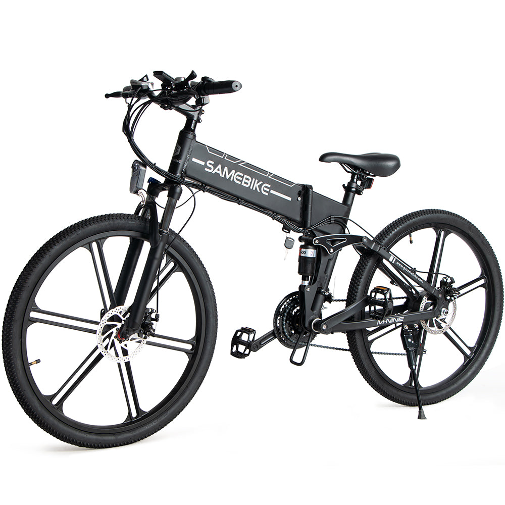 Vélo électrique SAMEBIKE LO26-IT - moteur 250W batterie 48V10AH autonomie 40KM freins à disque mécaniques - Noir