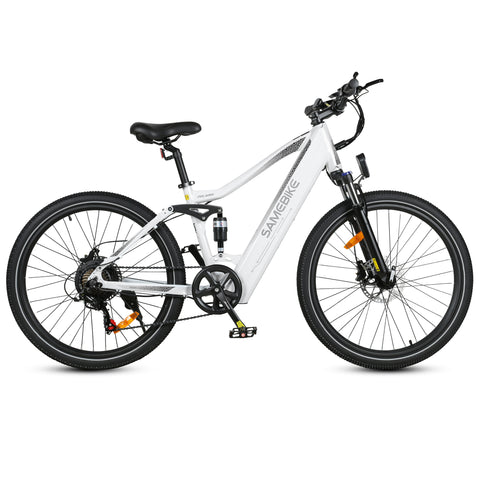 Vélo électrique SAMEBIKE XD26 - moteur 750W batterie 48V14AH autonomie 45KM freins à disque mécaniques - Blanc