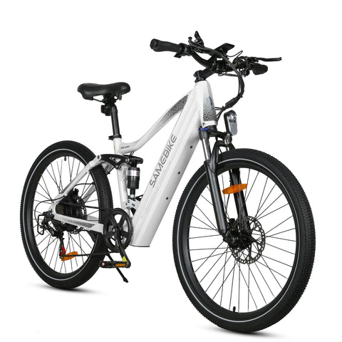 Vélo électrique SAMEBIKE XD26 - moteur 750W batterie 48V14AH autonomie 45KM freins à disque mécaniques - Blanc