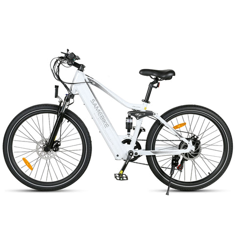 Vélo électrique SAMEBIKE XD26-II - moteur 750W batterie 48V14AH autonomie 45KM freins à disque hydrauliques - Blanc