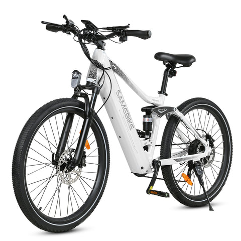 Vélo électrique SAMEBIKE XD26-II - moteur 750W batterie 48V14AH autonomie 45KM freins à disque hydrauliques - Blanc