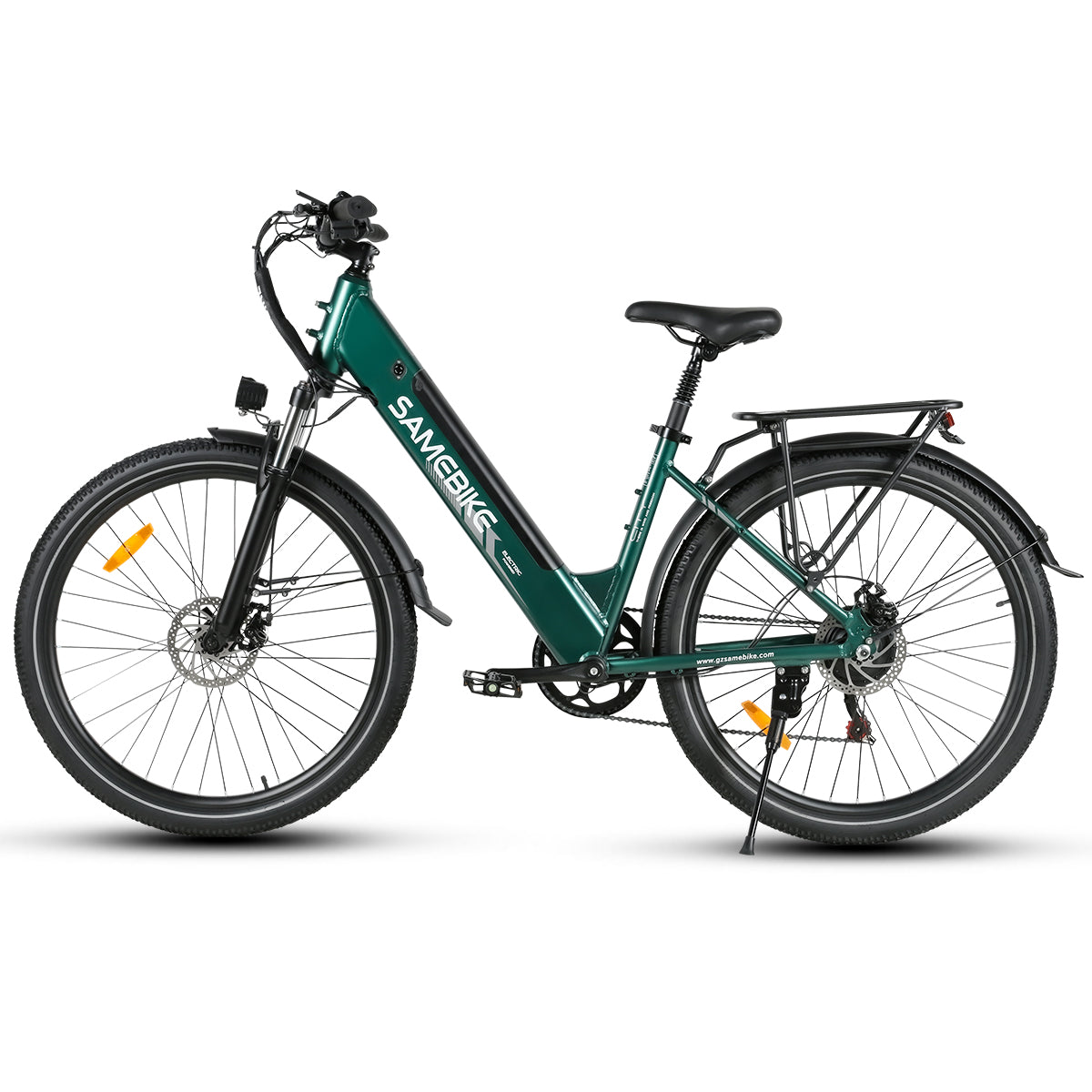 Vélo Électrique SAMEBIKE RS-A01 Pro - Moteur 350W Batterie 36V15AH Autonomie 40KM Freins à Disque Mécaniques - Vert