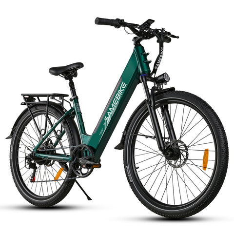 Vélo Électrique SAMEBIKE RS-A01 Pro - Moteur 350W Batterie 36V15AH Autonomie 40KM Freins à Disque Mécaniques - Vert