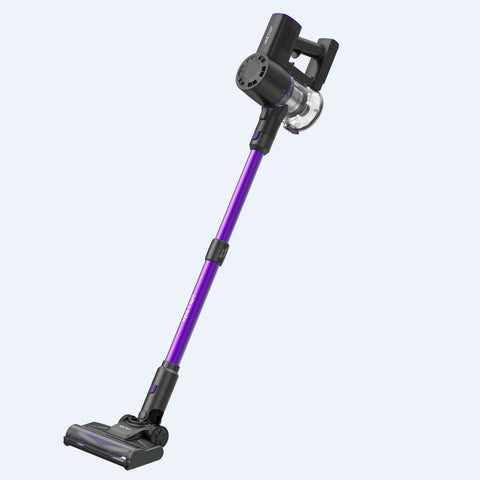 Vactidy V8 Pro Aspirateur à Main - 25000Pa Puissance d'aspiration 35min Autonomie 66dB de Bruit 2200mAh Batterie - Noir violet