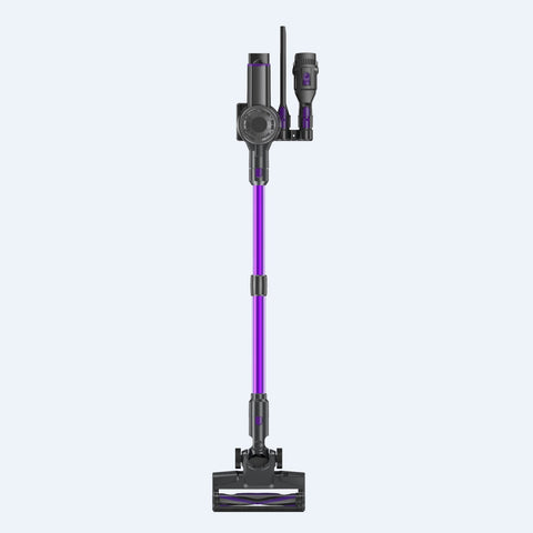 Vactidy V8 Pro Aspirateur à Main - 25000Pa Puissance d'aspiration 35min Autonomie 66dB de Bruit 2200mAh Batterie - Noir violet