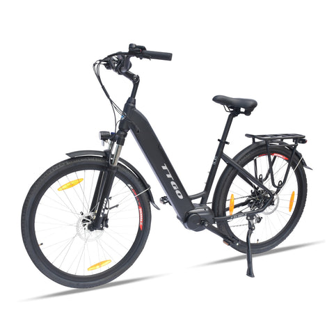 TTGO LK-ZZ-28ST Vélo Électrique - Moteur 250W Batterie 36V20AH Pneus de 28 Pouces Freins à Disque Hydrauliques - Noir